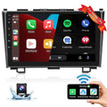 For Honda CRV 2007-2011 9'' Monitor Car Stereo Radio Player Wireless Carplay Android Auto Mirror Link HD 1080P Android 12 Bluetooth WIFI GPS FM USB Hifi, AHD Backup Camera