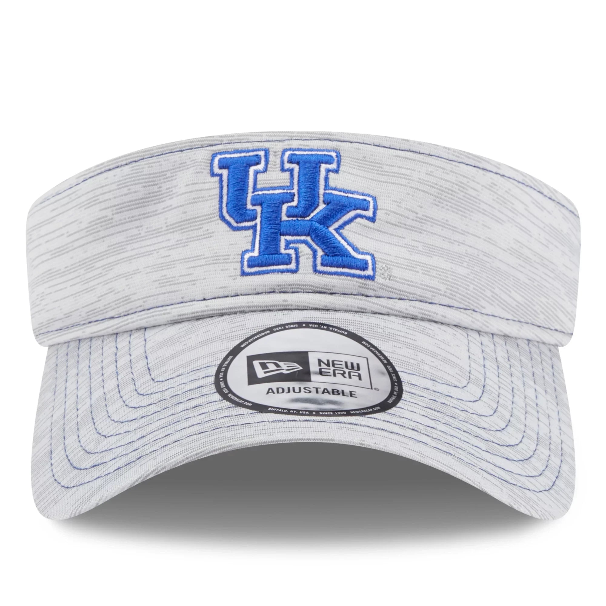 Men's New Era Gray Kentucky Wildcats Logo Adjustable Visor - OSFA