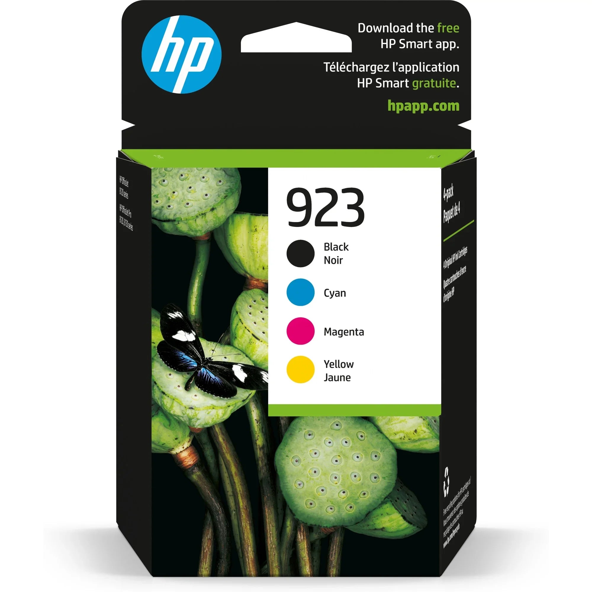 923 CMYK Original Ink Cartridge 4-Pack