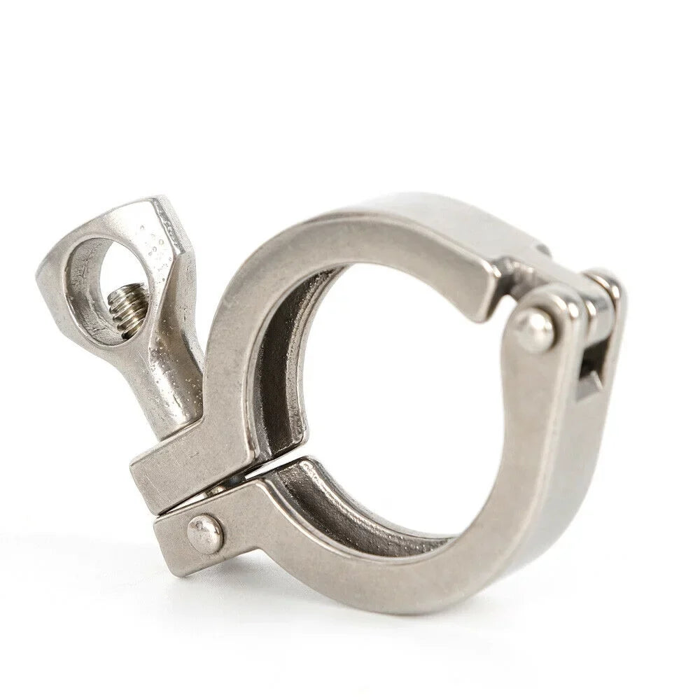 10PCS Stainless Steel Quick-loading Clamp for Machine Tools，Ships, Sewage Treatment Liquid Oil Gas for Soft or Hard Tube Links