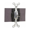Legrand WllSwtch,Gray,30A;Sd,SnglPole/DblThrow 1255L