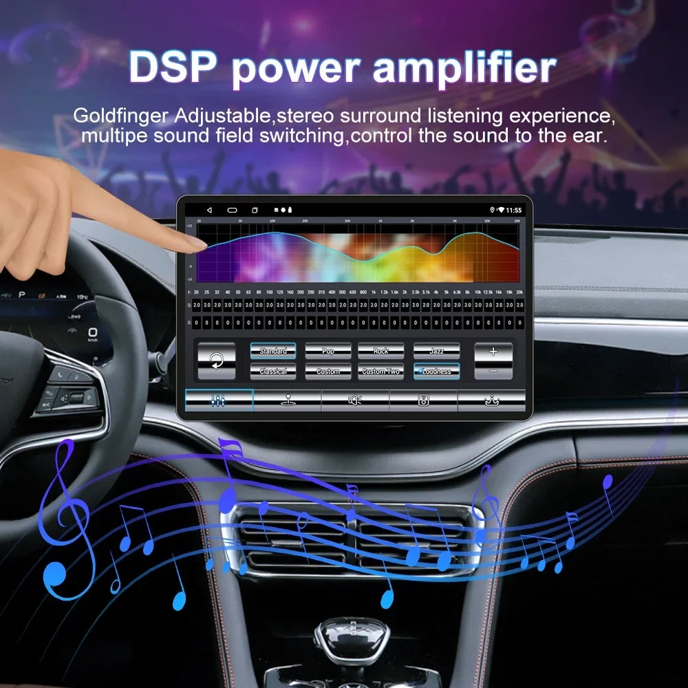 13.3" Android 12 Car Radio Stereo for GMC Yukon Chevrolet Chevy Tahoe Suburban 2007-2012 with CarPlay Android Auto Built in