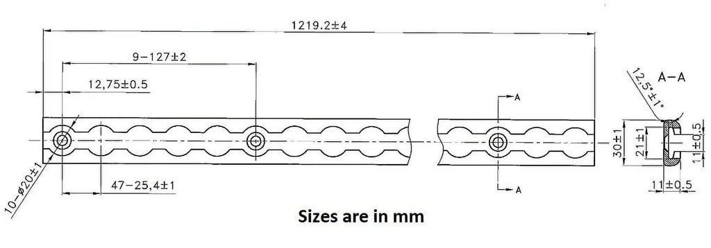 Heavy Duty Aluminum 4ft L-Track (8 Pcs) w/ L-Track Stud Stainless Steel Ring (32 Pcs) Tie Down System for Enclosed Trailers and Cargo Vans