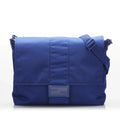 Pre-Owned Authenticated Fendi FF Lock Crossbody Nylon Fabric Blue Crossbody Bag Unisex (Good)