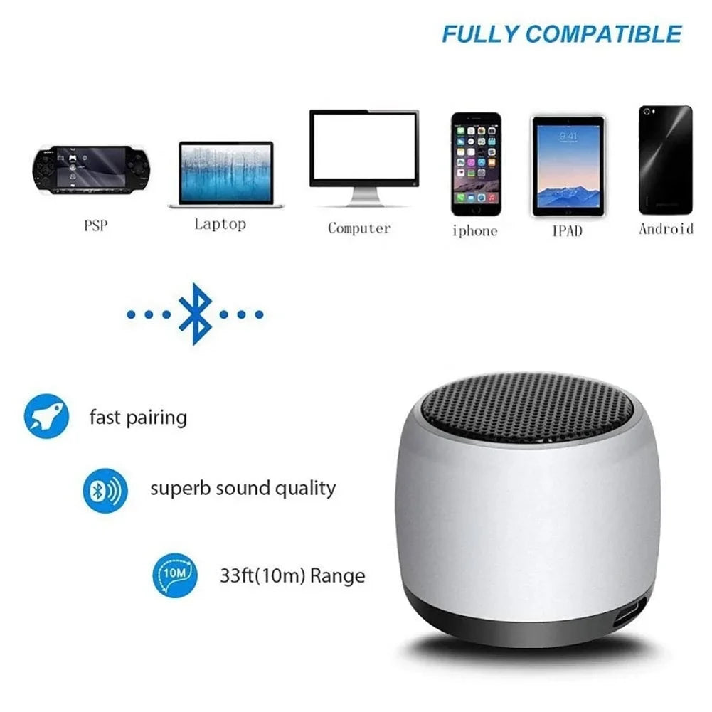 For TCL TAB 10s 10.1/TABMAX 10.4 - Wireless Speaker Mini Hands-free Microphone Audio Multimedia Rechargeable