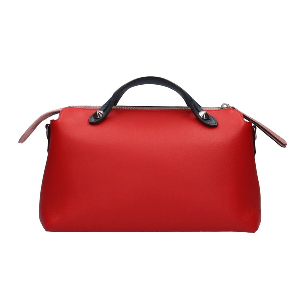 Pre-Owned Fendi FENDI visor way shoulder bag leather red ladies (Good)