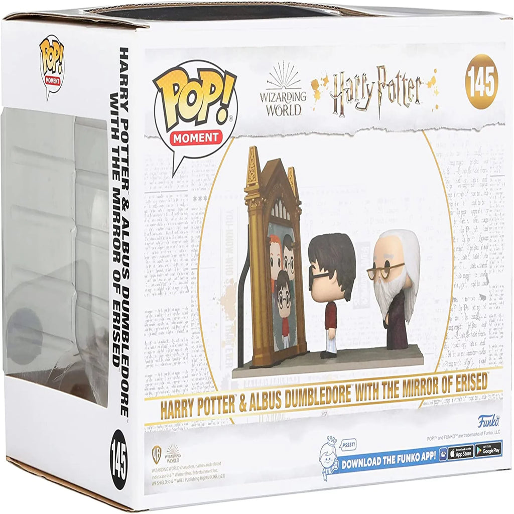 Funko: POP! Movie Moment Harry Potter and Albus Dumbledore with The Mirror Erised, Grow Your Wizarding World Collection Today, Vinyl Collectible, Exclusive Item!