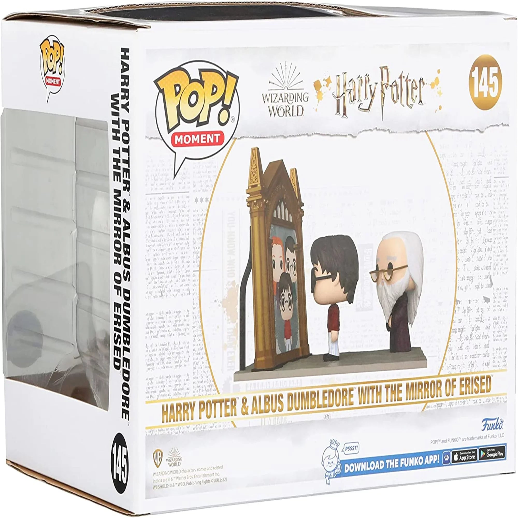 Funko: POP! Movie Moment Harry Potter and Albus Dumbledore with The Mirror Erised, Grow Your Wizarding World Collection Today, Vinyl Collectible, Exclusive Item!