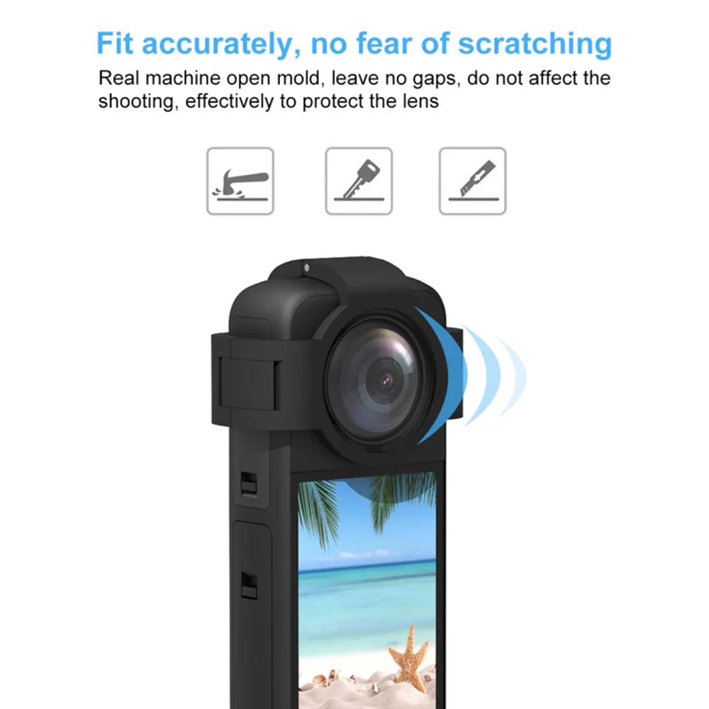 Lens Protective Cover for Panoramic Camera - Compatible with Insta360 X3 Camera