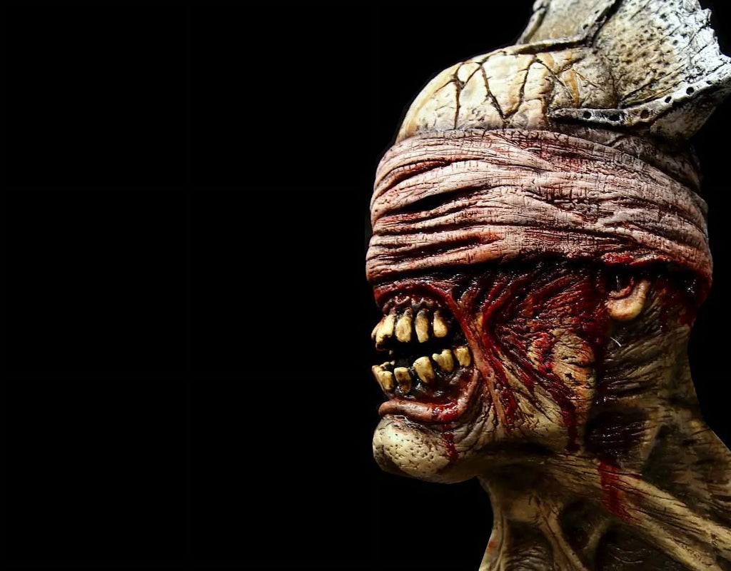 Pestilence White Horseman of the Apocalypse - Halloween Adult Latex Mask - Full Over the Head Realistic Mask