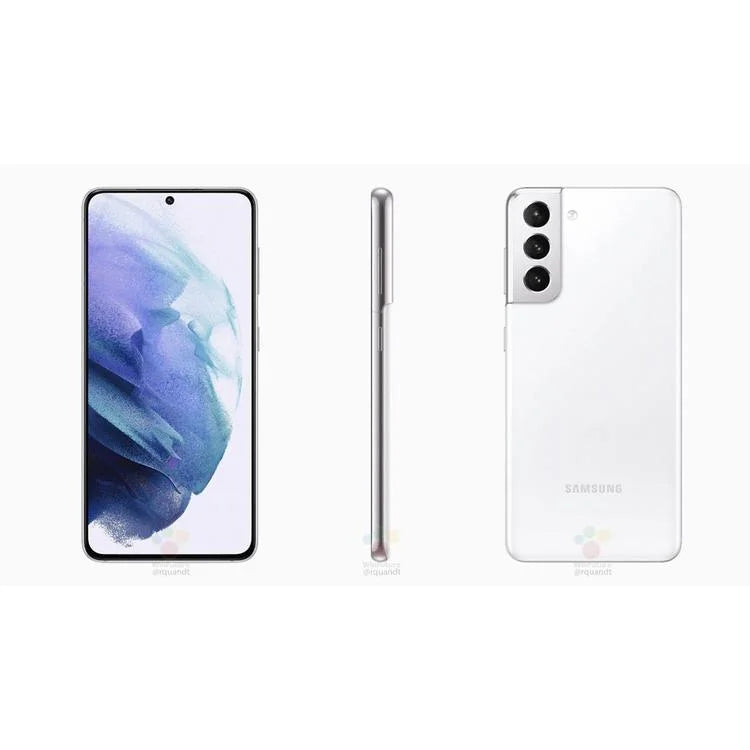 Refurbished Galaxy S21 5G G991U (Fully Unlocked) 128GB Phantom White w/ Wireless Charger