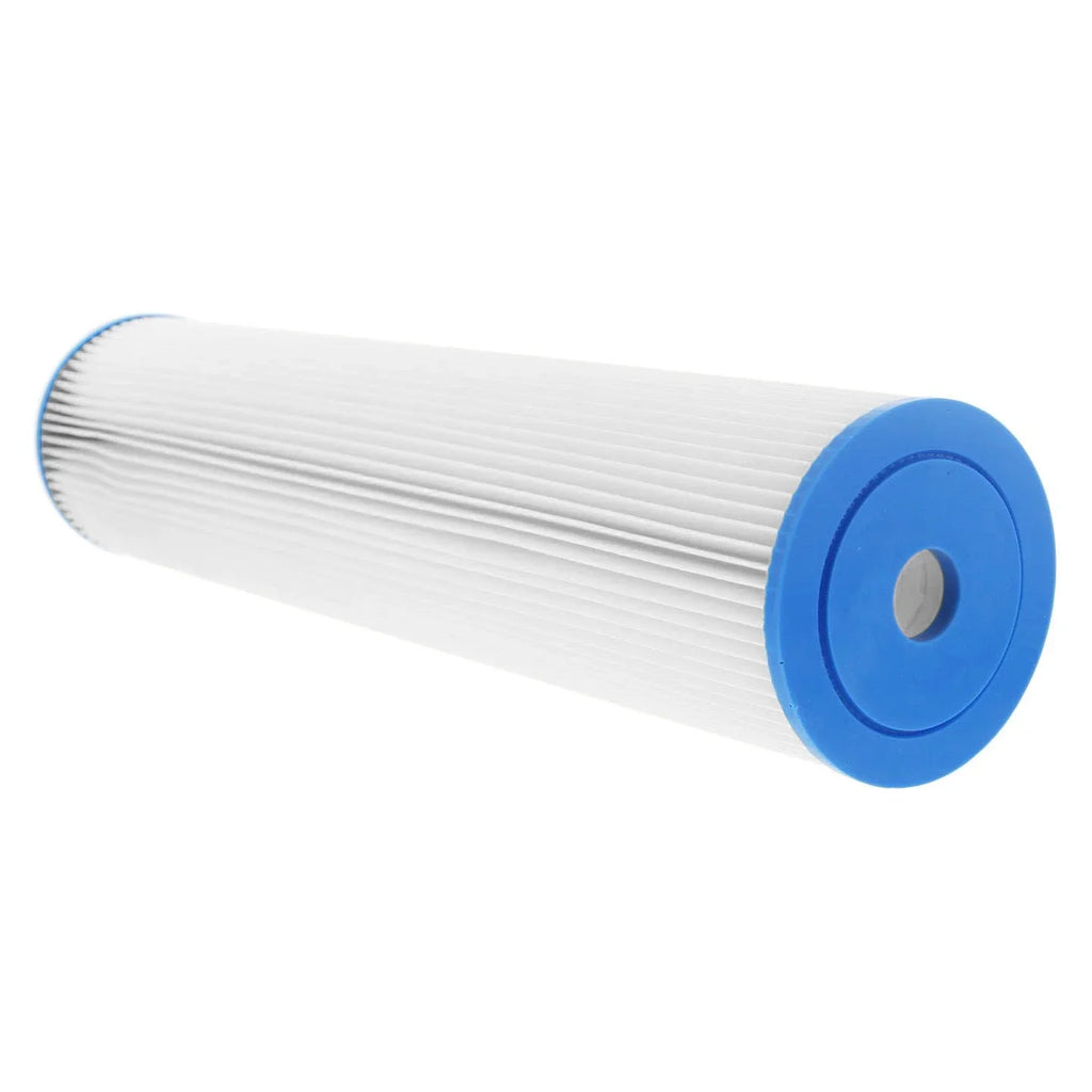 50 Micron 20 Inch x 4.5 Inch Pleated Polyester Whole House Sediment Replacement Cartridge