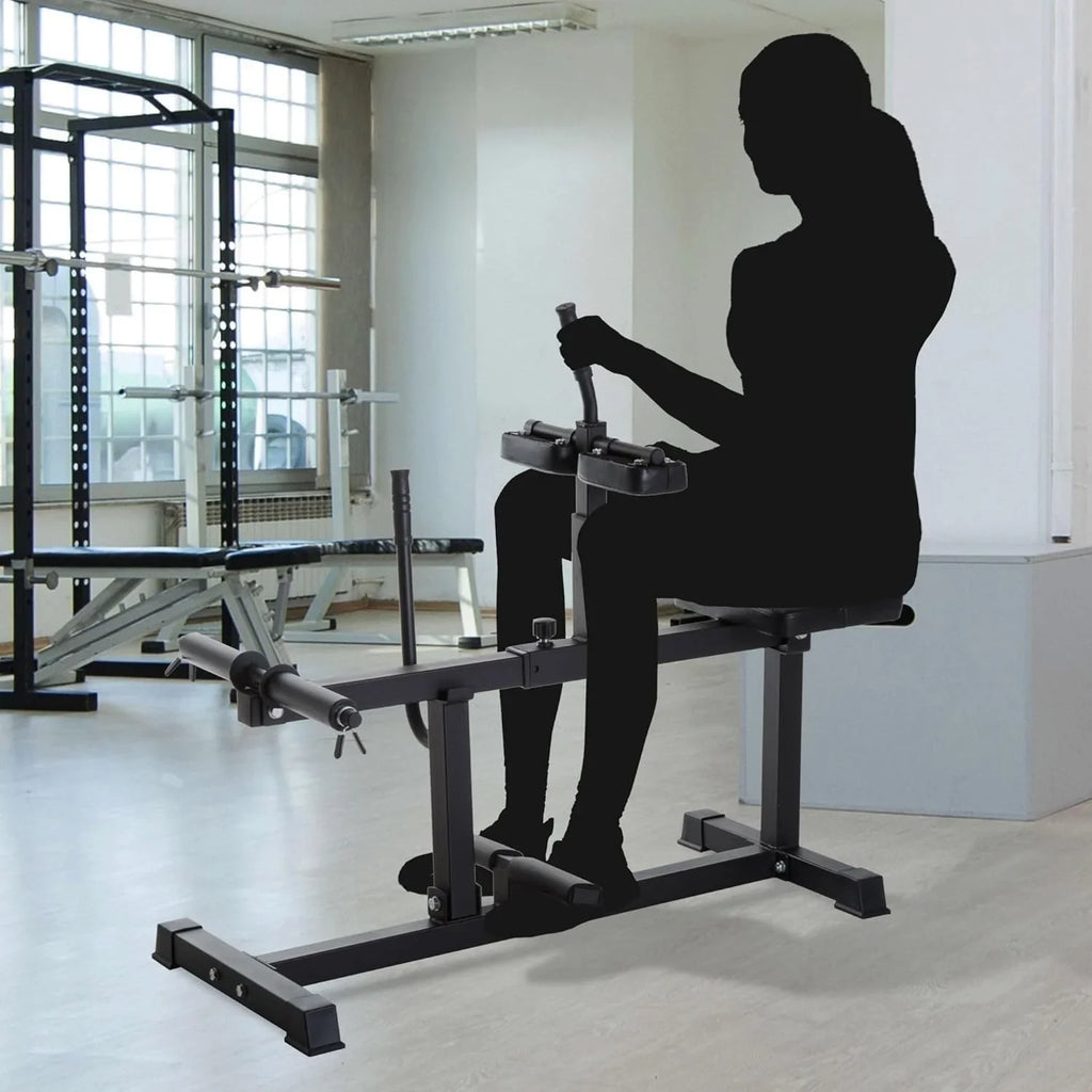 Adjustable Seated Calf Raise Machine, Leg Machines Home Gym, for Calf, Waist, Arm Training