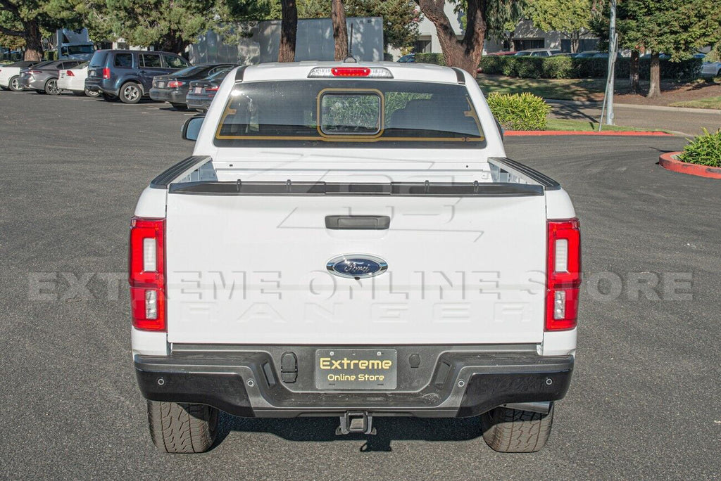 Replacement For 2019-Present Ford Ranger ALL Models | Street Series ABS Plastic - MATTE BLACK Rear Trunk Lid Wing Tailgate Spoiler