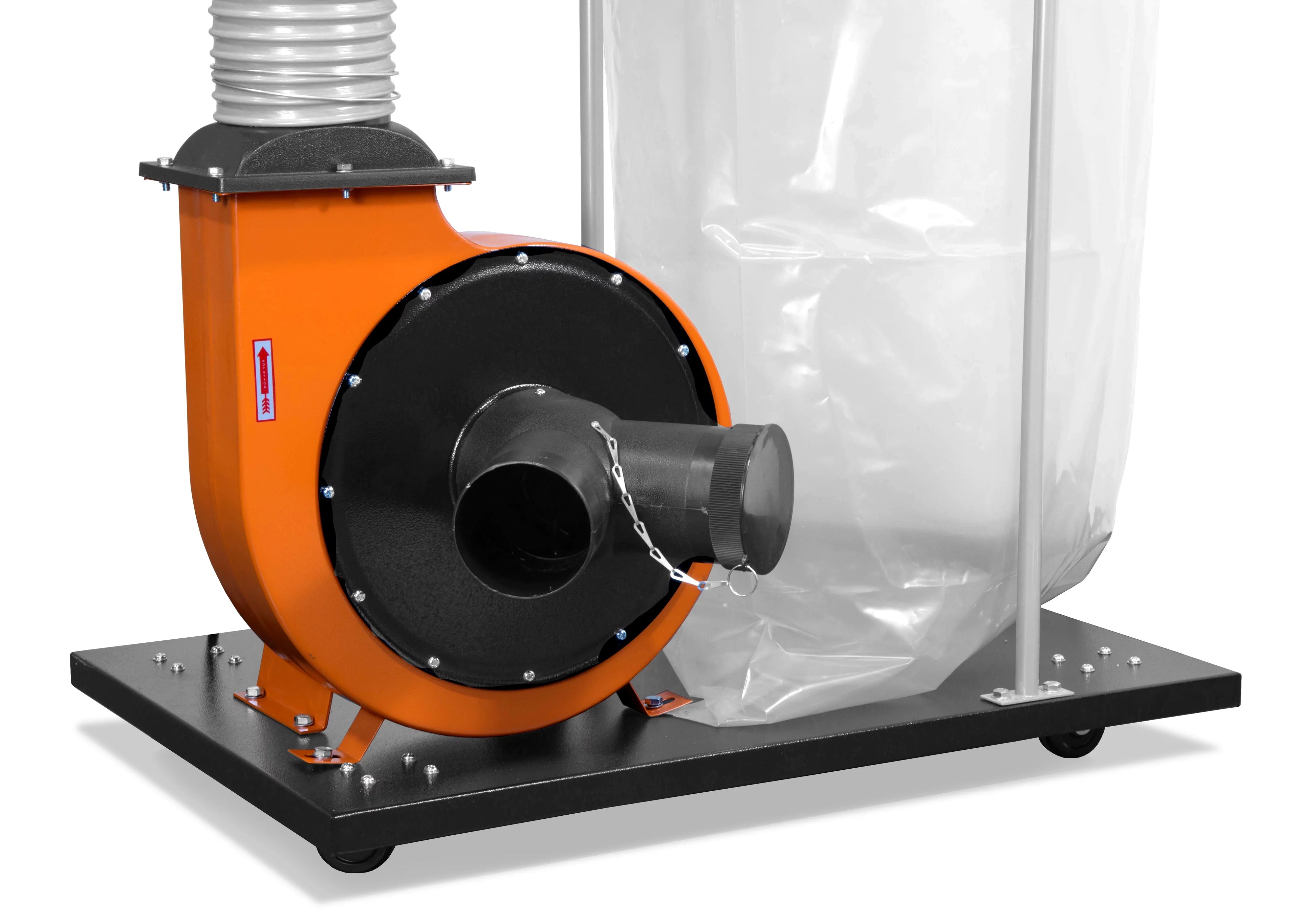 WEN 1,300 CFM 14-Amp 5-Micron Woodworking Dust Collector with 50-Gallon Collection Bag and Mobile Base