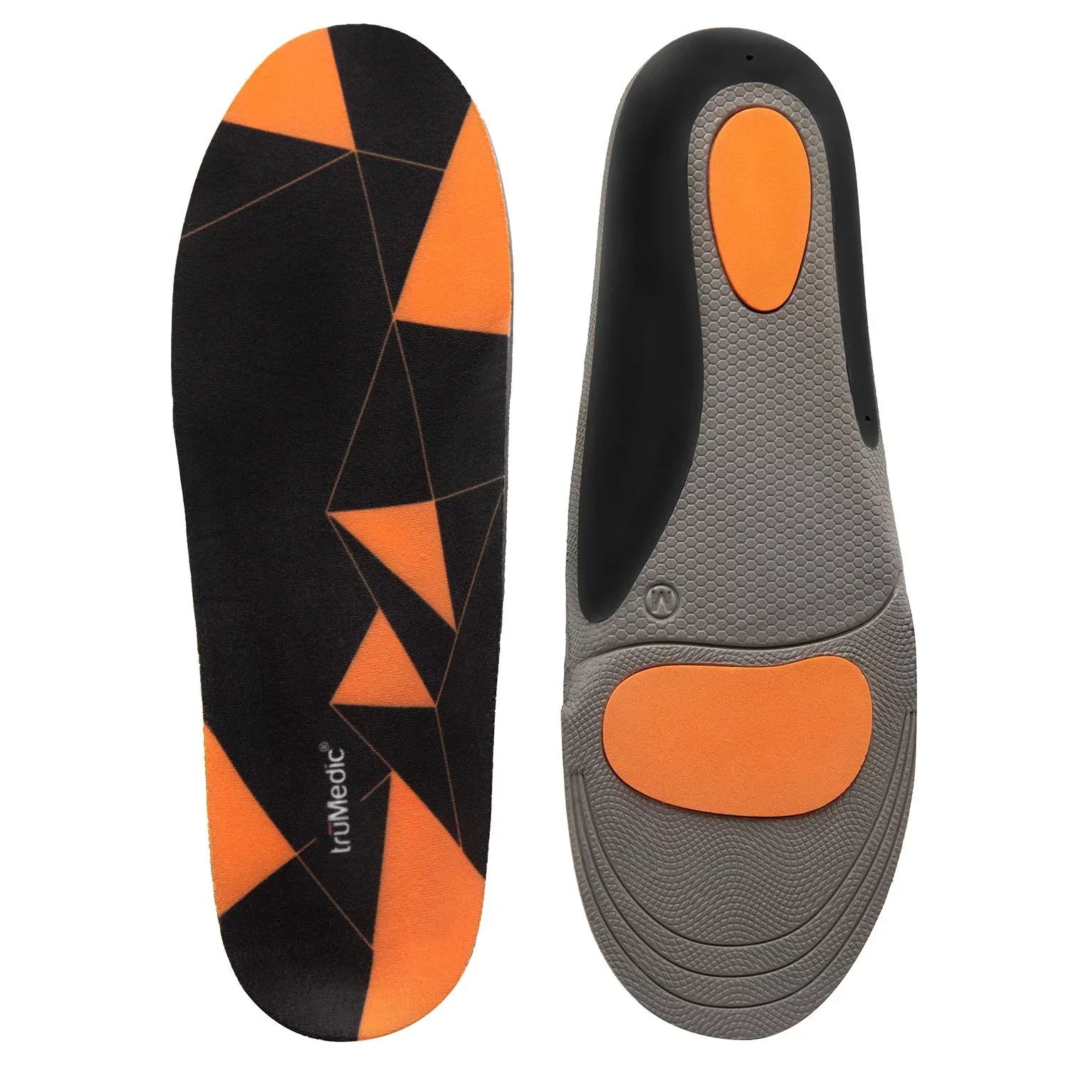 Shoe Inserts for Women and Men, Plantar Fasciitis Insoles for Standing All Day, Orthotic Sole Inserts for Work Boots, Sneakers to Support and Comfort Your Feet - Powersole by truMedic Medium