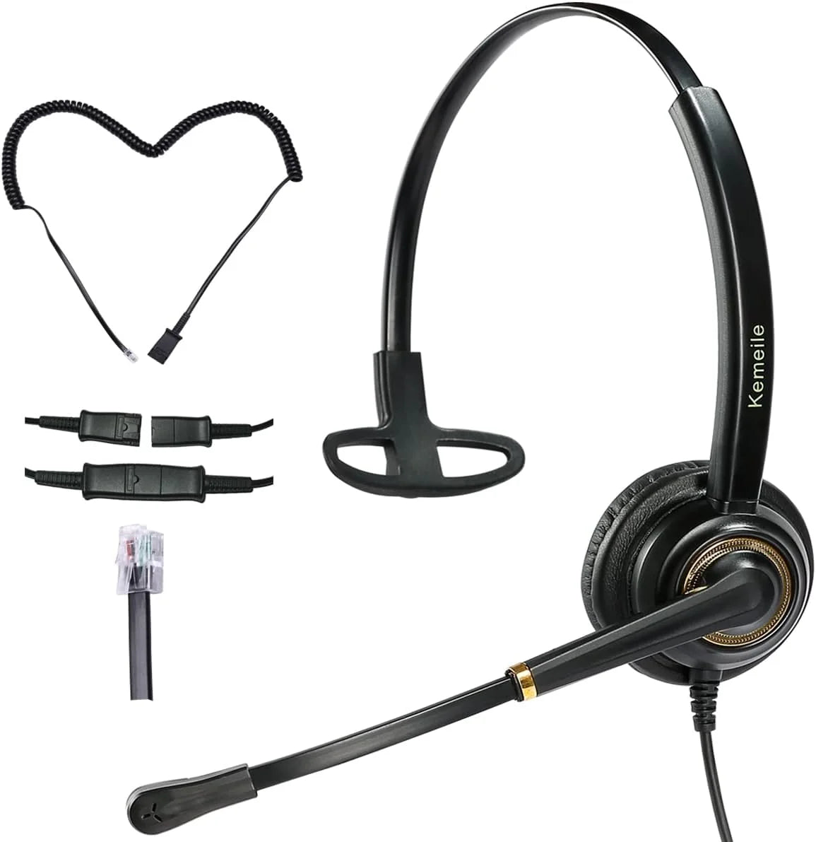 N/X KEMEILE Telephone with Noise Cancelling , Corded RJ9 Phone Compatible with Cisco CP-7821 7841