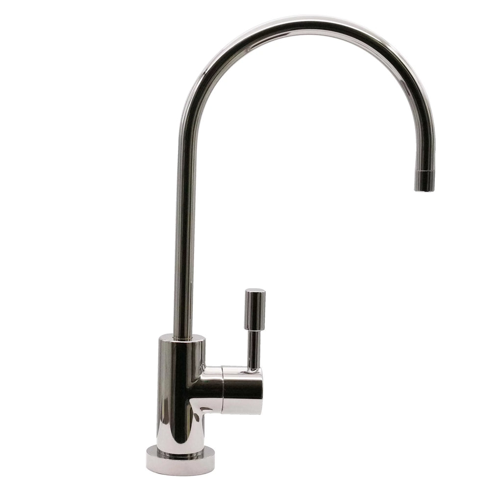 Westbrass D2036-NL-26 11" Contemporary 1-Lever Handle Cold Liquid Dispenser Faucet, Polished Chrome