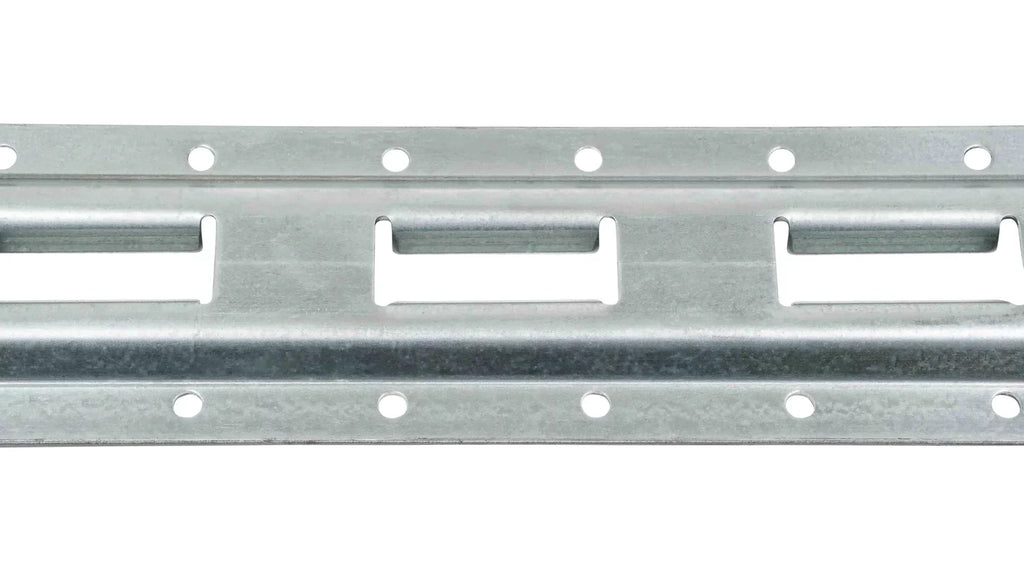 (4 Pack) 5' Vertical E-Track Tie-Down Rail - Made in USA | High Strength Galvanized Steel, Bolt-On Tie Down Rail for Cargo on Pickups, Trucks, Trailers, Vans