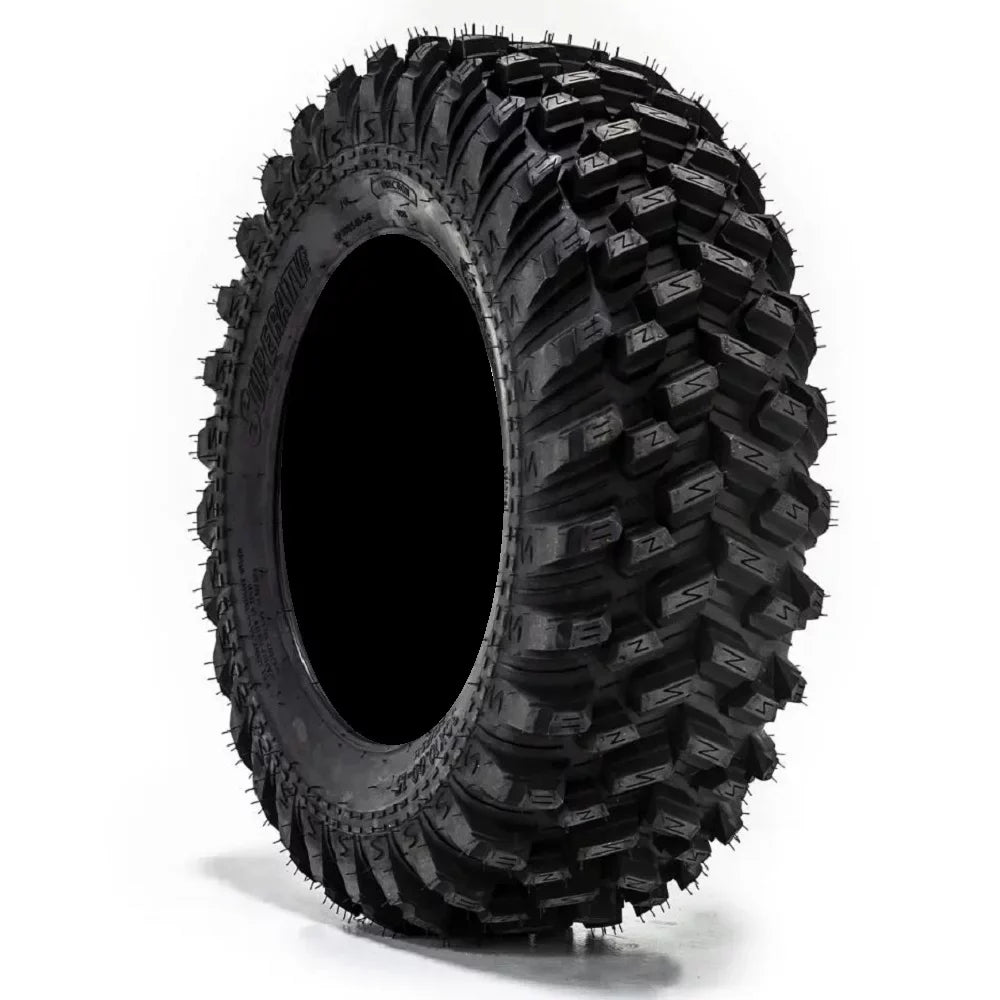 Fuel Vector 14" Wheels Black 30" Warrior XT Tires Kawasaki Mule Pro FXT