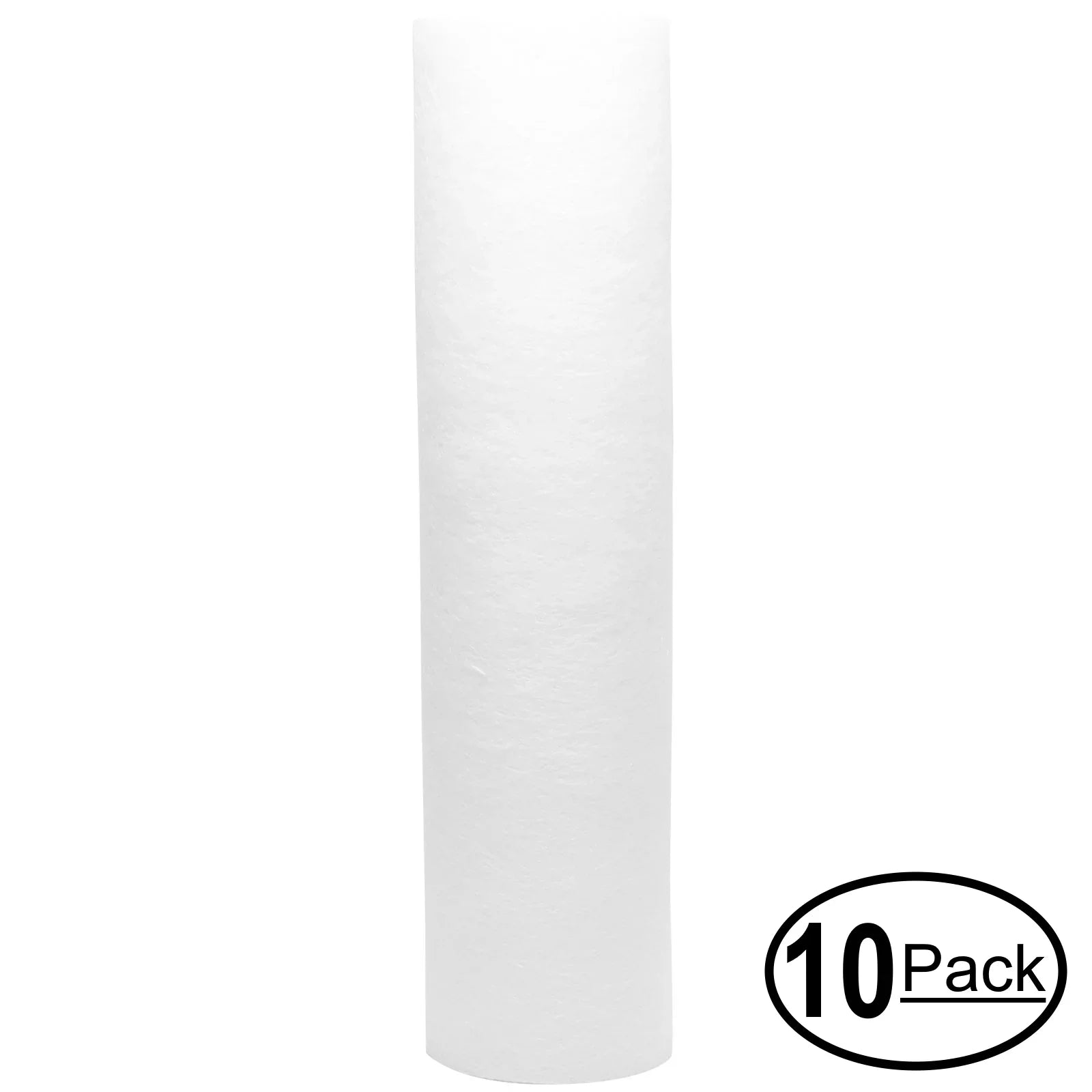 10-Pack Replacement for BNF KTROSYS Polypropylene Sediment Filter - Universal 10-inch 5-Micron Cartridge for BNF KTROSYS Reverse Osmosis Home Filtered Fluid System - Denali Pure Brand