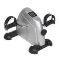 Ktaxon Portable Mini Bike Desk Exercise, Home Office Mini Peddle Bike with LCD Display 220 lb Maximum Weight (Silver)