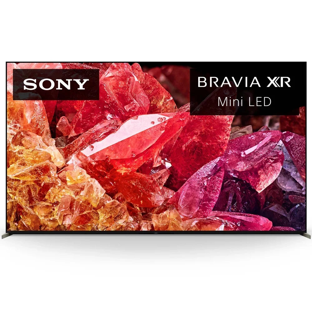 XR75X95K 75" BRAVIA XR X95K 4K HDR Mini LED TV with smart Google TV (2022 Model) Bundle with Deco Home 60W 2.0 Channel Soundbar, 37"-100" TV Wall Mount Bracket Bundle and 6-Outlet Surge Adapter
