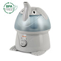 Crane Adorable Ultrasonic Cool Mist Humidifier, Elephant, 1 Gallon, EE-3186-1PK