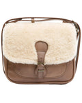 Cleo + Wolf Women's Sherpa Crossbody Bag Brown One Size