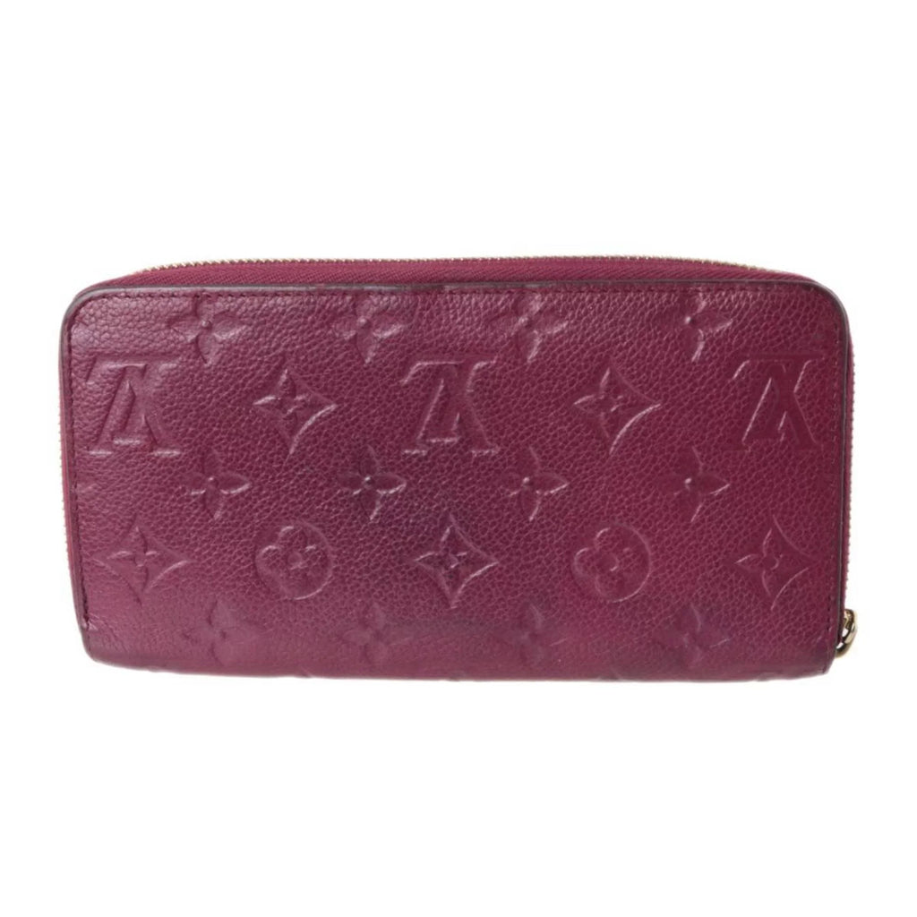 Pre-Owned LOUIS VUITTON Louis Vuitton Zippy Wallet Long Monogram Amplant Cherry Berry M68571 (Fair)