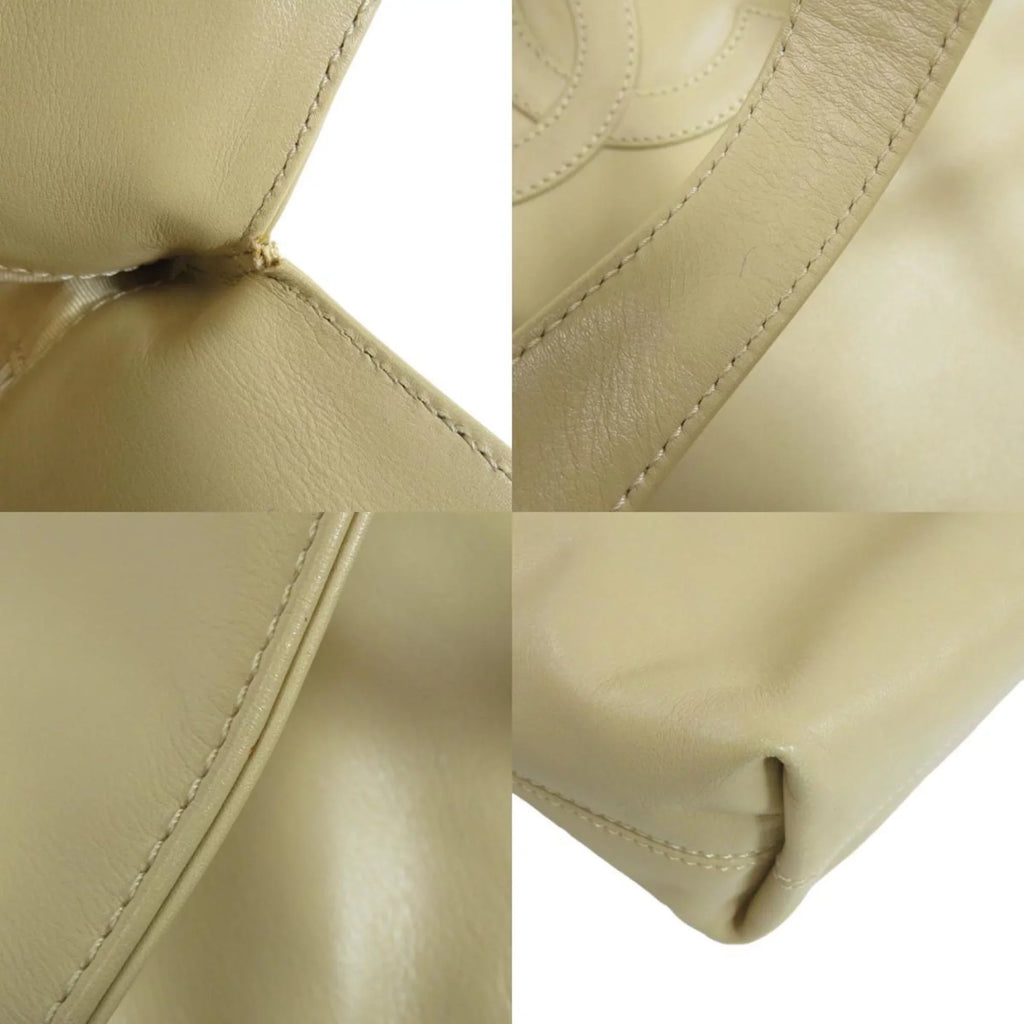 Pre-Owned Chanel coco mark tote bag lambskin ladies CHANEL (Good)