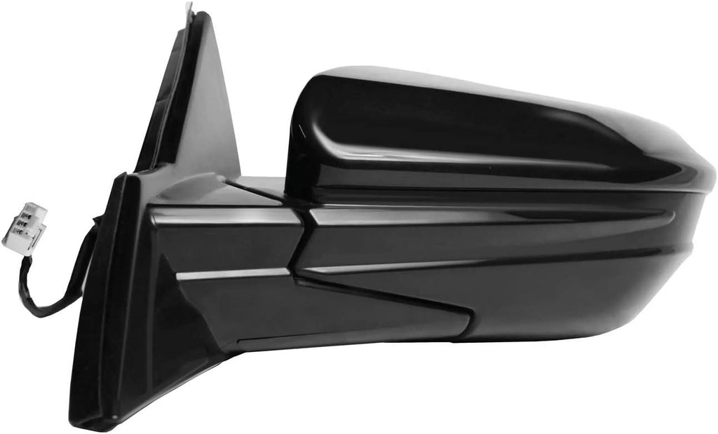 K-Source Driver Side Mirror for HONDA Civic Hatchback, (textured black w/PTM cover, foldaway), w/o turn signal, w/o camera, L, P(17-20) 63634H
