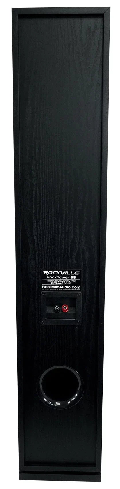 Rockville SINGMIX 5 2000w Bluetooth Home Receiver Mixer+(2) Black Tower Speakers