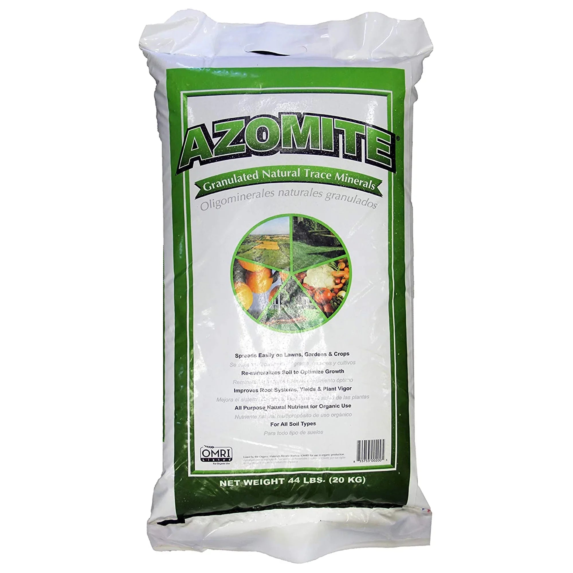 Azomite 44 lbs Granular Organic Trace Mineral Soil Additive Fertilizer