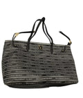 Victoria's Secret Victoria Carryall Tote Hand Bag Black Logo NWT