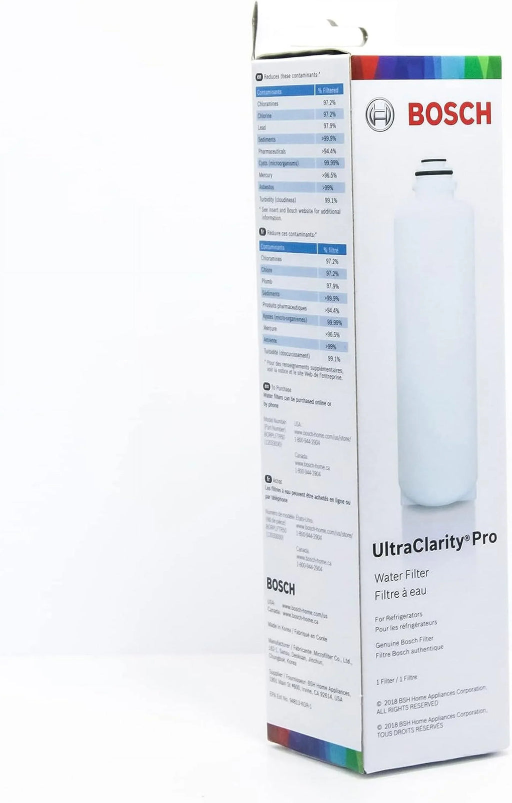 Bosch UltraClarity Pro Fluid Filter, BORPLFTR50,BORPLFTR55, RA450022, REPLFLTR55 Replacement/Compatible Pack of 4
