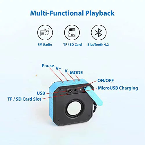 IPX7 Speaker Works with Galaxy S22+/ 5G/Plus/Ultra with 13H Liquid Playtime, Indoor, Outdoor Travel 1500 (GREEN)