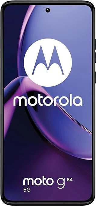 Motorola Moto G84 5G XT2347-1 (Dual SIM) 8/256GB | 6.5" P-OLED 120Hz Display | 50MP Camera | 5000 mAh Li-Po Battery | GSM Factory Unlocked | (NO CDMA) | International Model - (Spatial Black)
