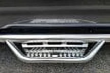 N-Fab by RealTruck Podium Stainless Steel Steps | Polished Stainless Steel, Cab Length | Hpt0786Cc-Ss | Compatible with 2007-2021 Toyota Tundra Crewmax All Beds, SRW Gas