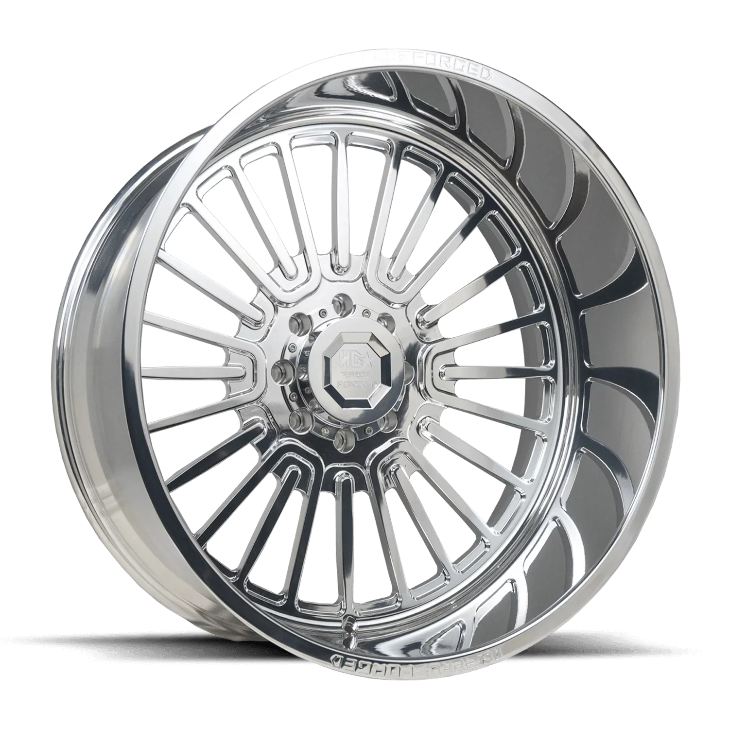 LUXXX HD FORGED LHD PRO 6 WARHOG 26X14 6X139.7 -76ET 125CB HIGH POLISHED WHEEL