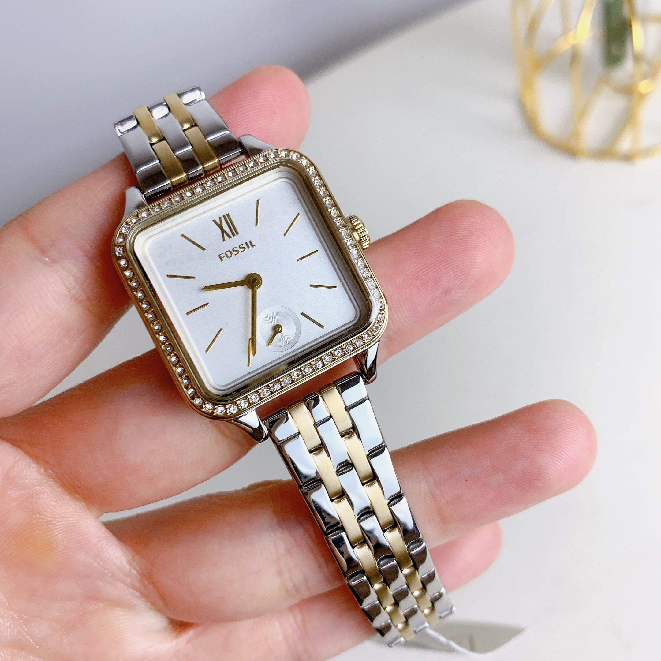 Fossil BQ3908 Colleen Three-Hand Two-Tone Stainless Steel Watch