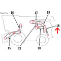 RAParts H240974 New Lower Chopper Drive Belt Fits John Deere S660 S670 S670HM S680 +
