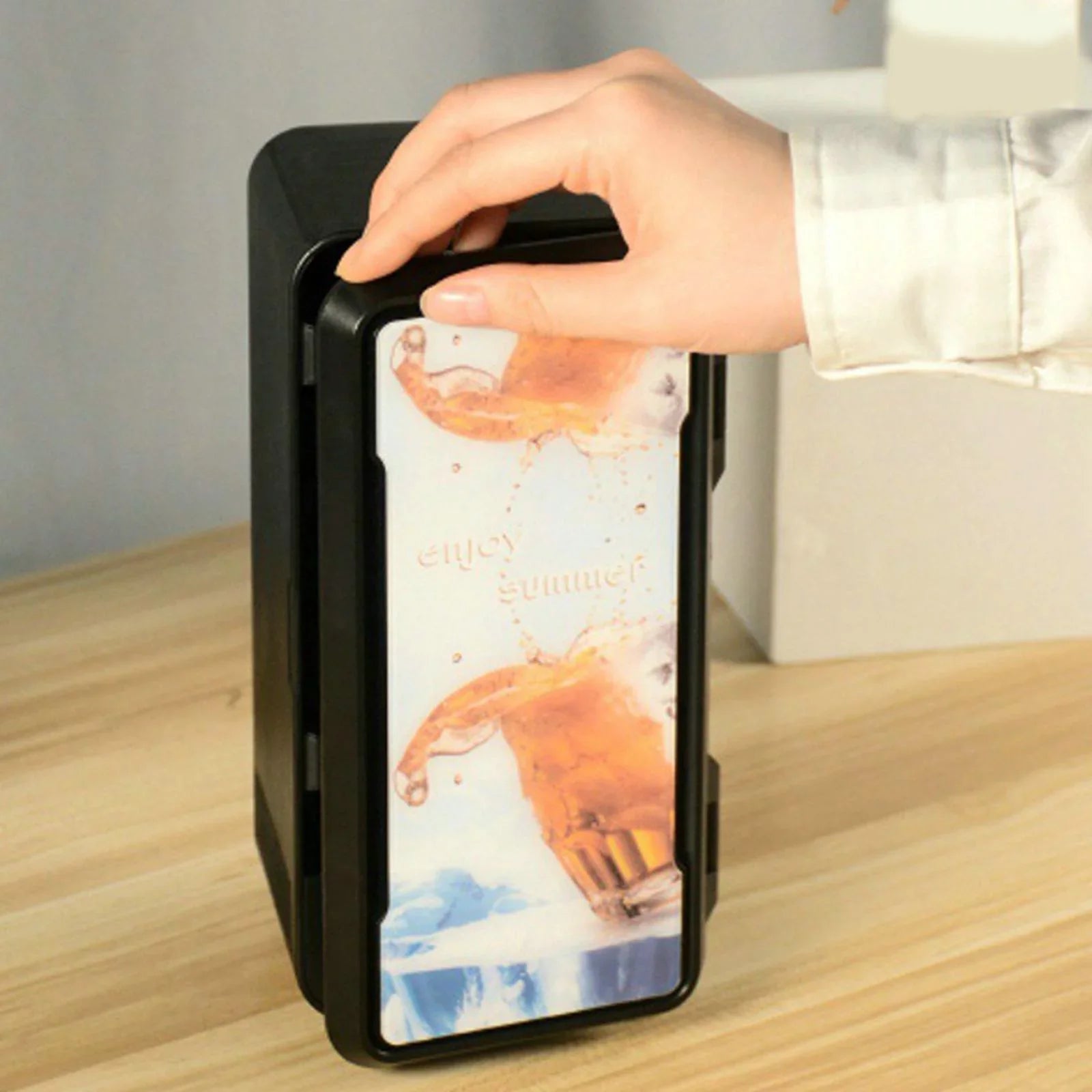 Personal Mini USB Fridge , coffee with Liquid Milk and Warmer, Makeup Fridge, for Home Bedroom Office Car Dorm