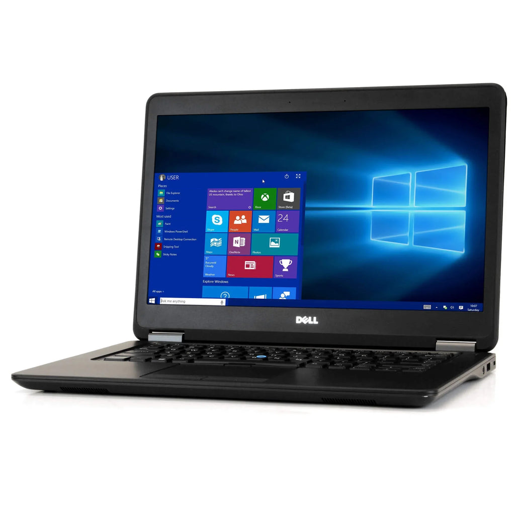 Latitude E7450 Mobile pc Computer, 2.90 GHz i7 Dual Core Gen 5, 8GB DDR3 RAM, 256GB SSD Hard Drive, Windows 10 Professional 64 Bit, 14" Monitor Second-hand Grade B Refurbished