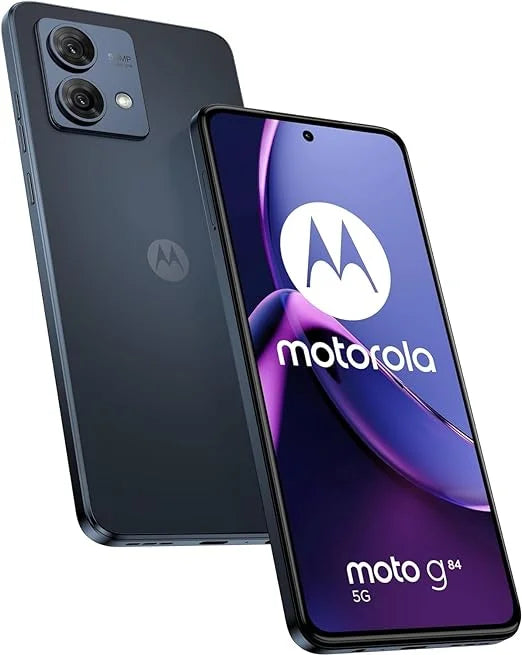 Motorola Moto G84 5G XT2347-1 (Dual SIM) 8/256GB | 6.5" P-OLED 120Hz Display | 50MP Camera | 5000 mAh Li-Po Battery | GSM Factory Unlocked | (NO CDMA) | International Model - (Spatial Black)