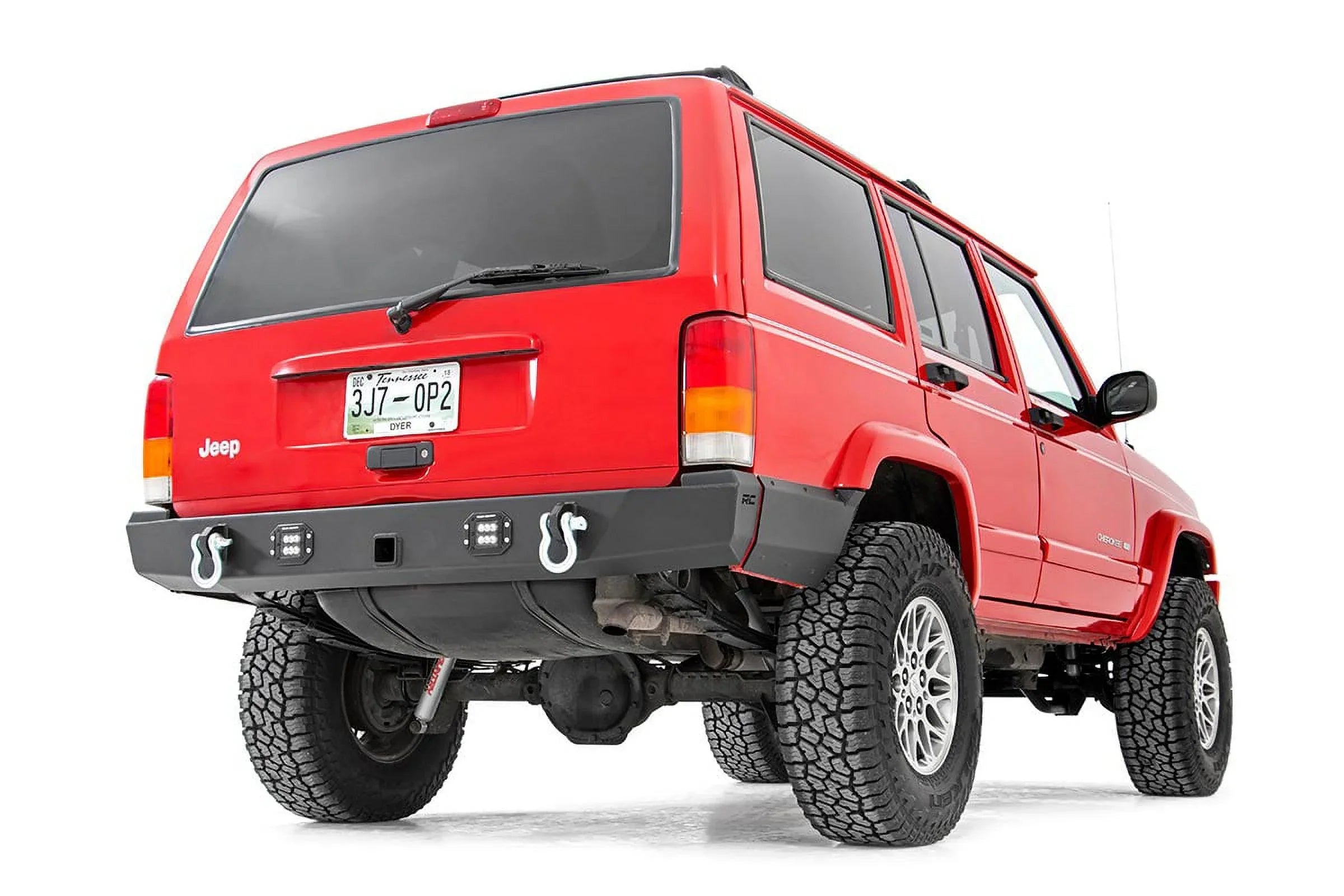 Rough Country LED Rear Bumper for 1984-2001 Jeep Cherokee XJ 2WD/4WD - 110504