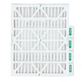16x20x4 MERV 10 Pleated HVAC Air Filters by Glasfloss. ( Quantity 5 ) Exact Size: 15-1/2 x 19-1/2 x 3-3/4