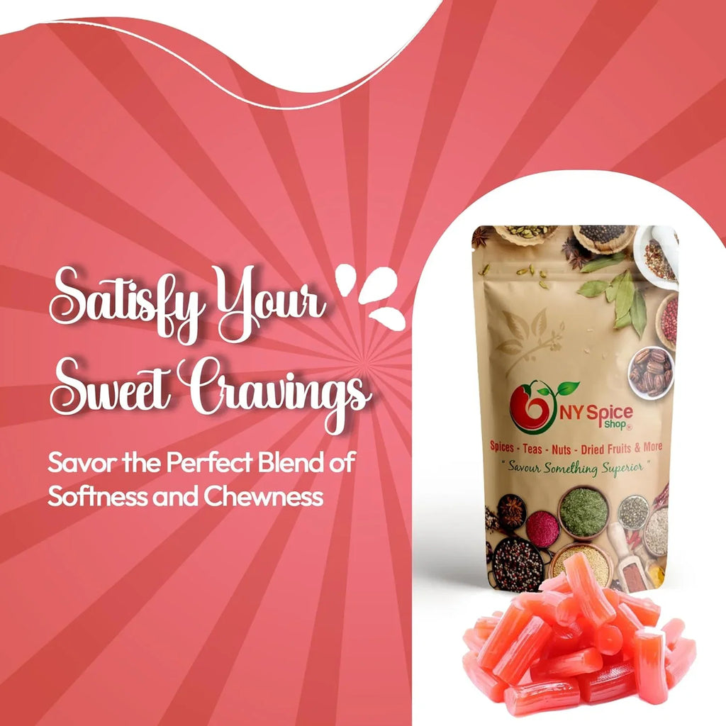Licorice Candy - 8 Ounce Chocolate Licorice - Strawberry Red Licorice - Australian Candy - Liquorice Candy - Bulk Licorice Old Fashioned Candy For Sweet Lovers