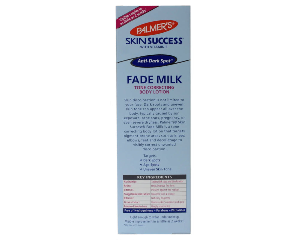 Palmer's Skin Success Anti-Dark Spot Fade Milk Body Lotion 8.5 fl oz Pack of 6