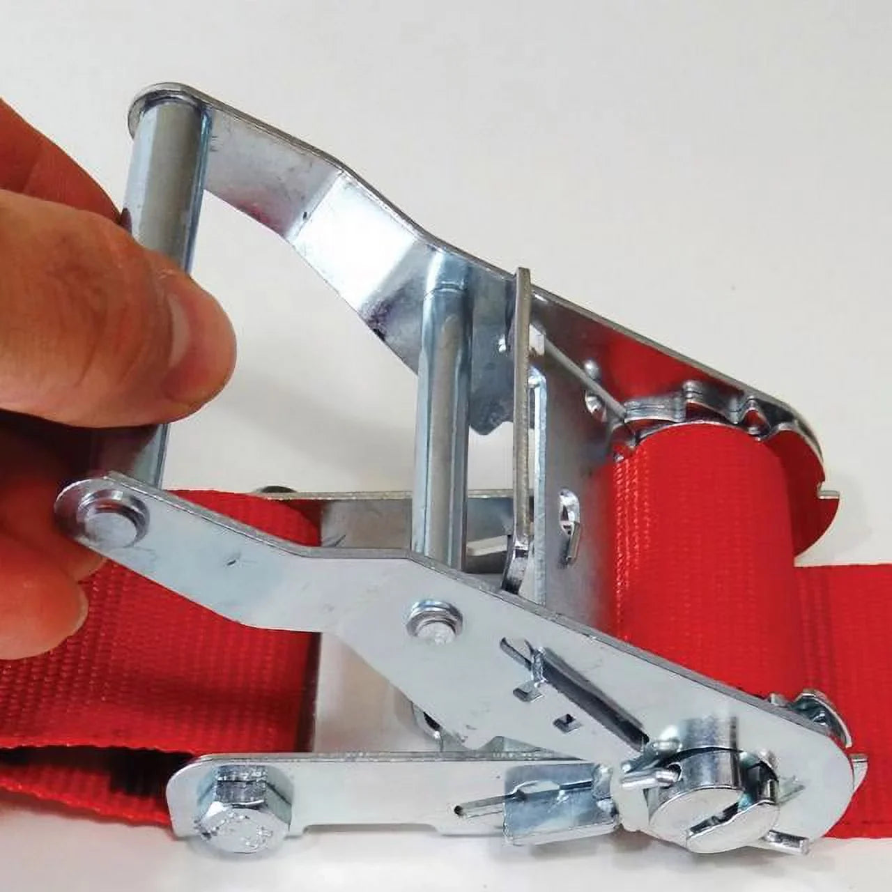 SNAP-LOC E-Track Single Truck Trailer 6-Pack Tie-Down Anchor Kit with 2 in x 16 ft Ratchet Straps 4,400 lb